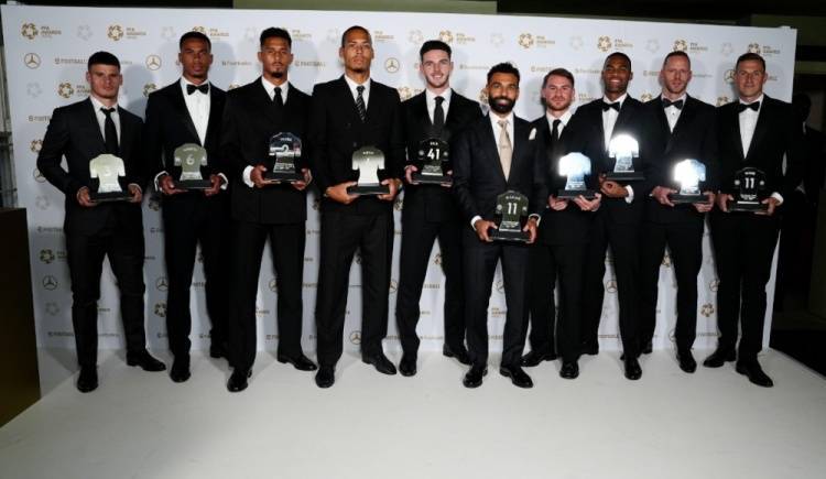 就差你了！PFA英超年度最佳阵10人参加颁奖典礼，仅伊萨克缺席